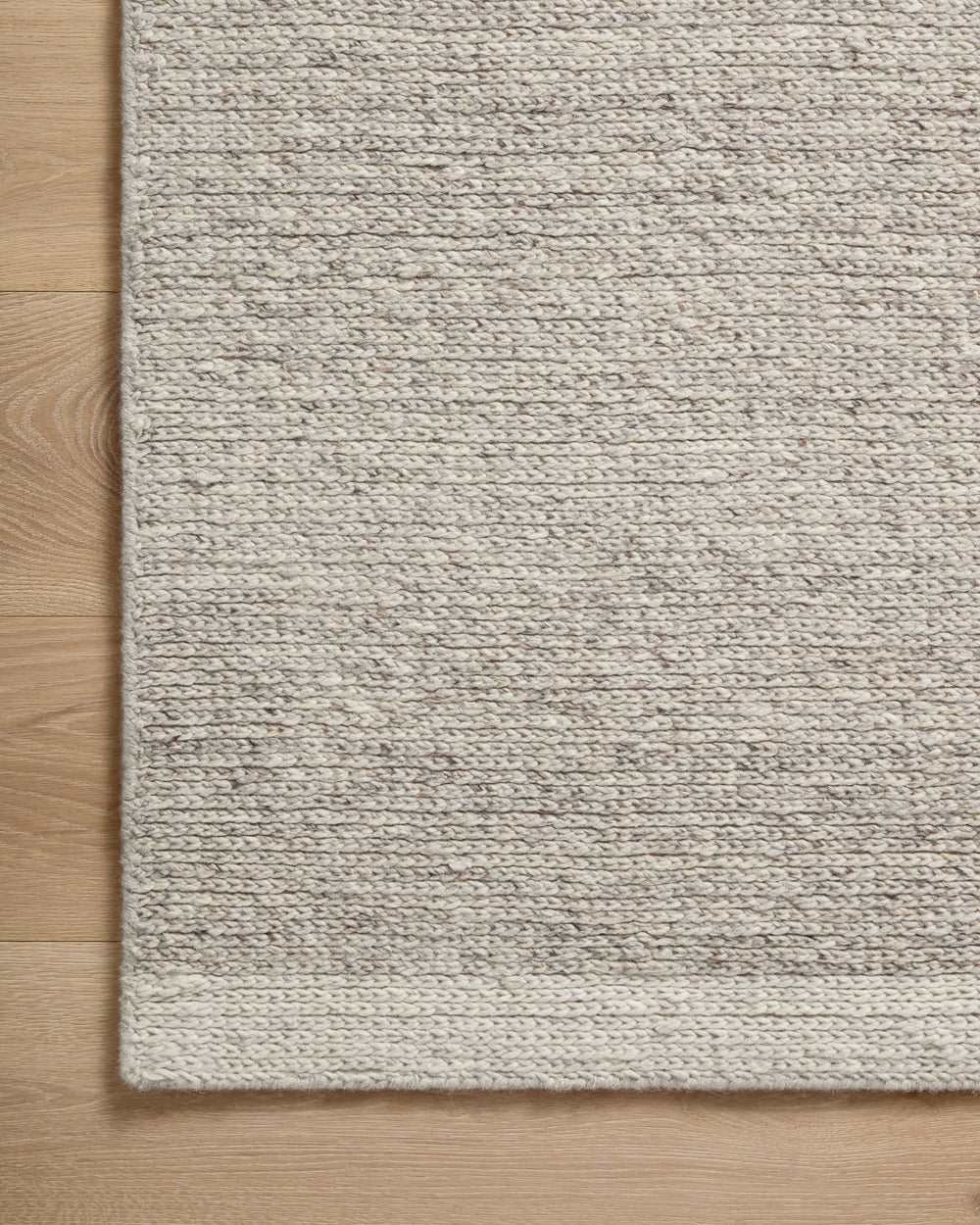 Magnolia Home by Joanna Gaines x Loloi Ashby Rug - Silver / Ivory-Blue Hand Home