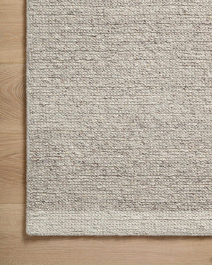 Loloi Ashby Rug Collection - Silver / Ivory - Magnolia Home by Joanna Gaines-Blue Hand Home