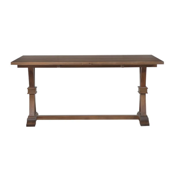 Bramble Archer Folding Top Sofa Table In Straw Wash-Bramble-Blue Hand Home
