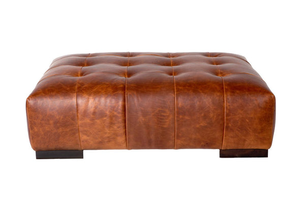 Essentials Cisco Home Arden Ottoman-Blue Hand Home