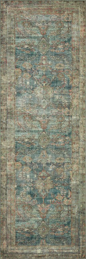 Loloi Banks Rug Collection - Ocean / Spice - Magnolia Home by Joanna Gaines-Blue Hand Home