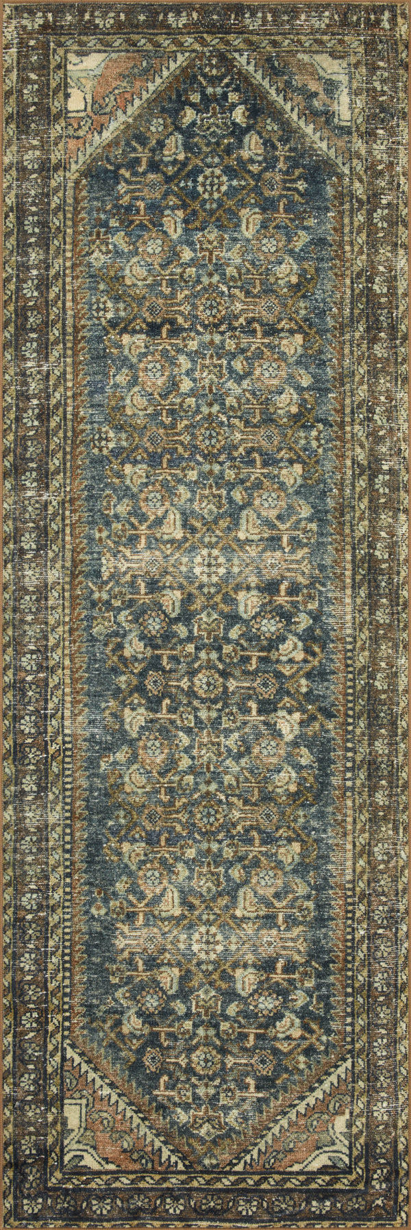 Magnolia Home by Joanna Gaines x Loloi Banks Rug - Denim / Clay-Blue Hand Home