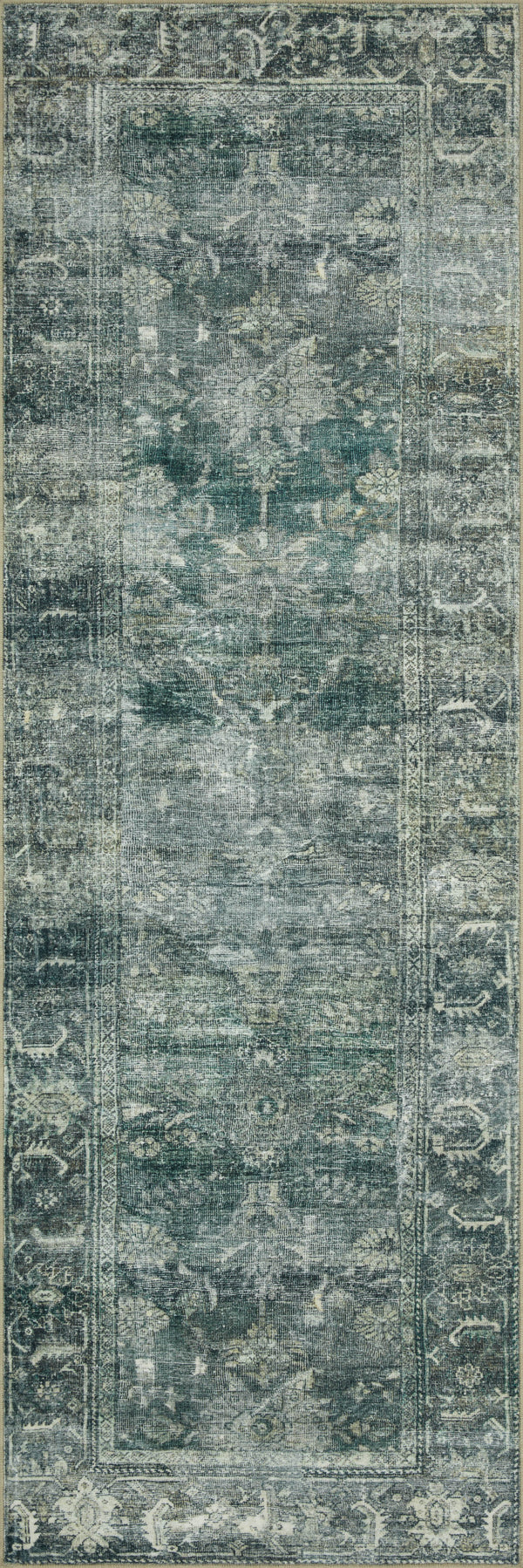 Magnolia Home by Joanna Gaines x Loloi Banks Rug - Blue / Lagoon-Blue Hand Home