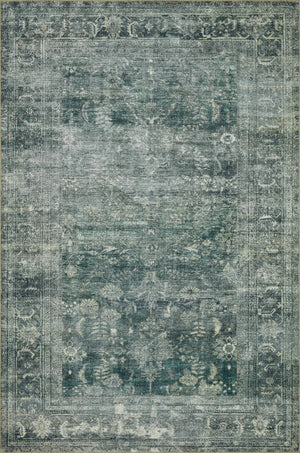 Magnolia Home by Joanna Gaines x Loloi Banks Rug - Blue / Lagoon-Blue Hand Home