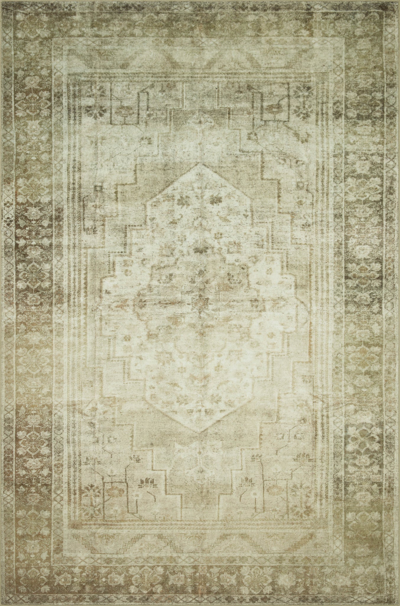 Loloi Banks Rug Collection - Natural / Granite - Magnolia Home by Joanna Gaines-Blue Hand Home