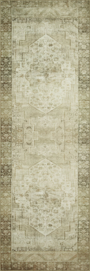 Magnolia Home by Joanna Gaines x Loloi Banks Rug - Natural / Granite-Blue Hand Home