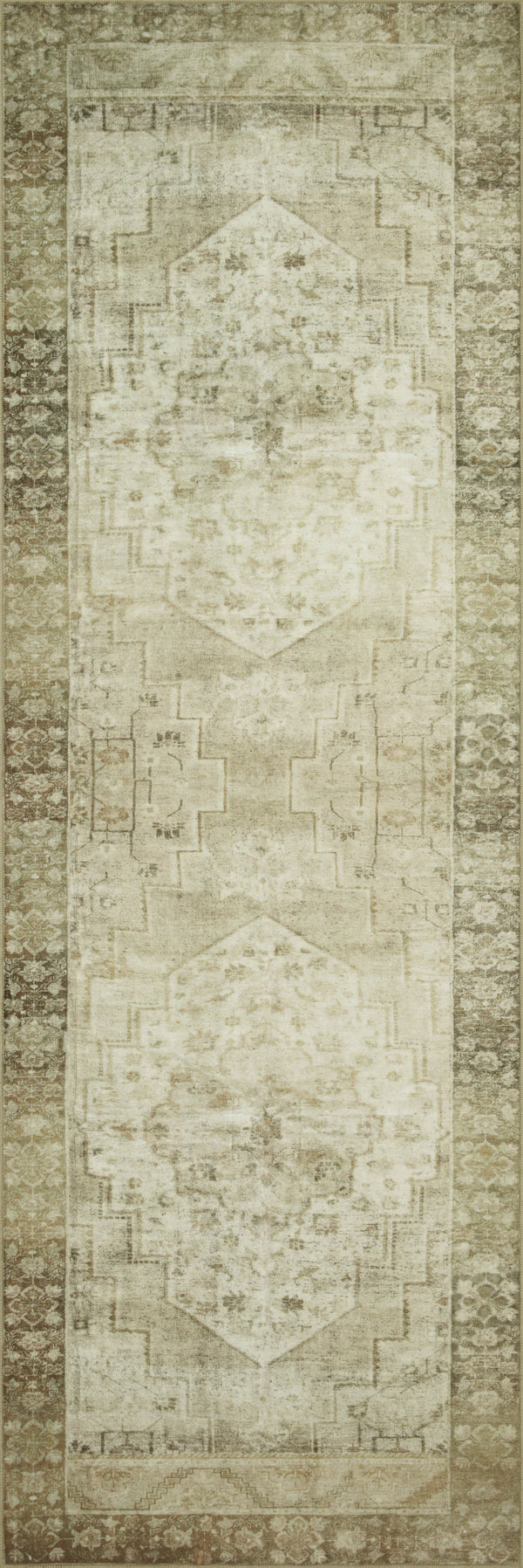Magnolia Home by Joanna Gaines x Loloi Banks Rug - Natural / Granite-Blue Hand Home