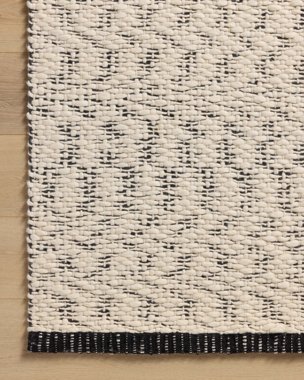 Magnolia Home by Joanna Gaines x Loloi Betty Rug - Ivory / Black-Blue Hand Home