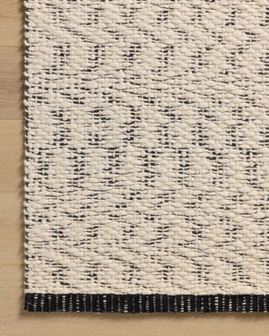 Magnolia Home by Joanna Gaines x Loloi Betty Rug - Ivory / Black-Blue Hand Home