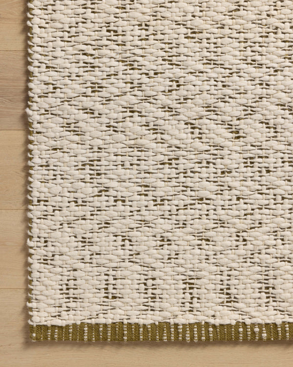 Magnolia Home by Joanna Gaines x Loloi Betty Rug - Ivory / Green-Blue Hand Home