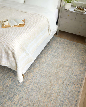 Angela Rose x Loloi Blake Rugs - Sky / Beige-Blue Hand Home