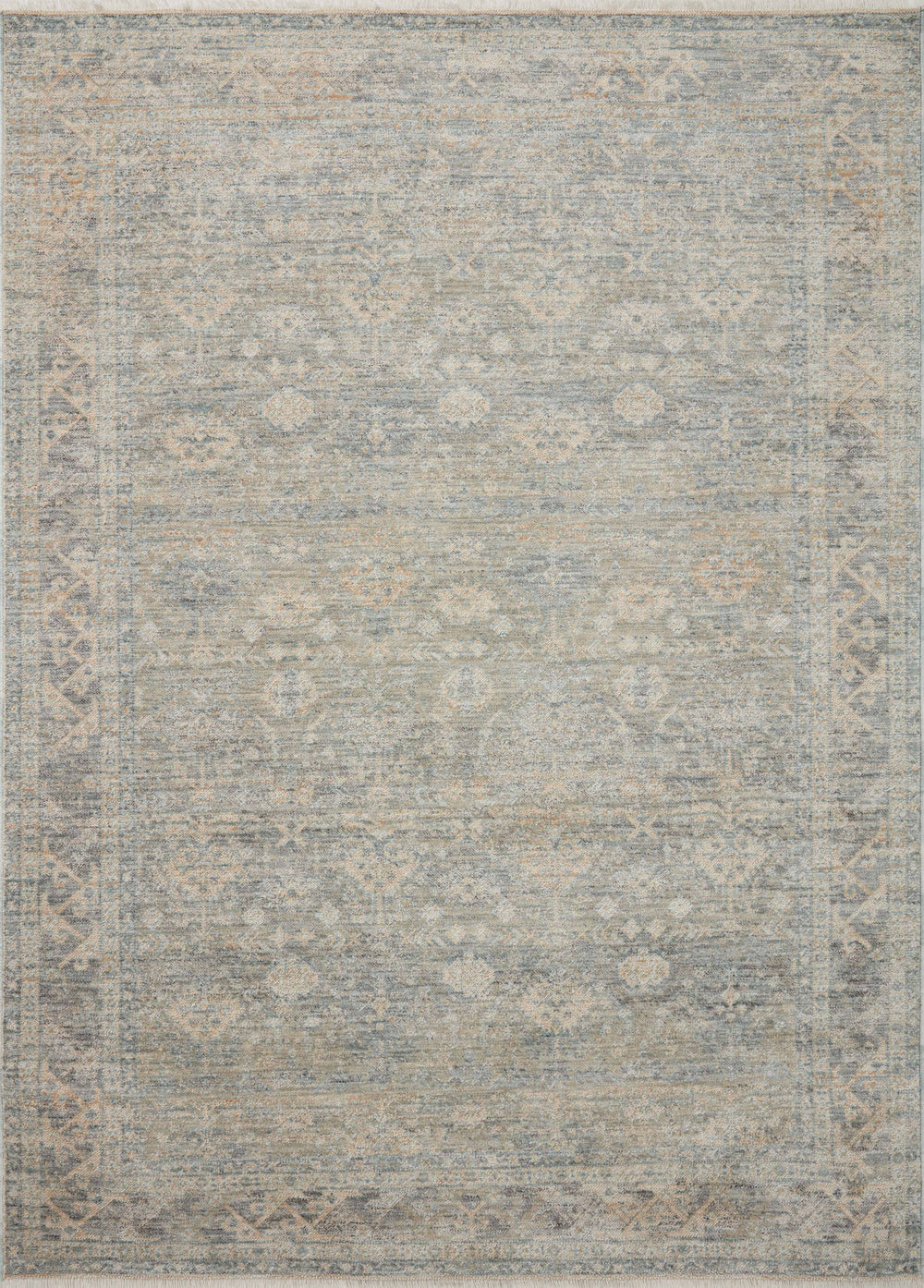 Angela Rose x Loloi Blake Rugs - Sky / Beige-Blue Hand Home