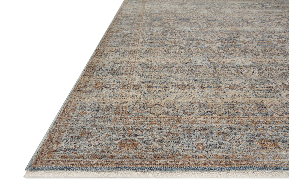 Angela Rose x Loloi Blake Rugs - Ocean / Mocha-Blue Hand Home