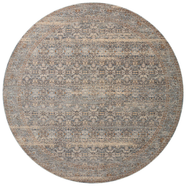 Angela Rose x Loloi Blake Rugs - Ocean / Mocha-Blue Hand Home