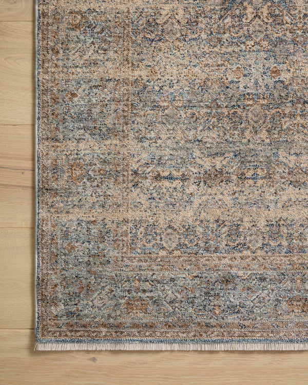Angela Rose x Loloi Blake Rugs - Ocean / Mocha-Blue Hand Home
