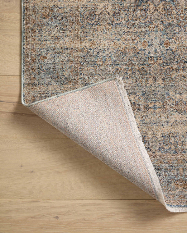 Angela Rose x Loloi Blake Rugs - Ocean / Mocha-Blue Hand Home