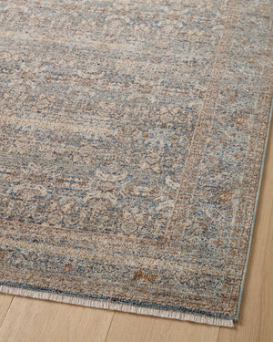 Angela Rose x Loloi Blake Rugs - Ocean / Mocha-Blue Hand Home