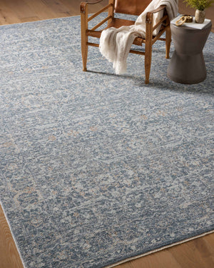 Angela Rose x Loloi Blake Rugs - Denim / Taupe-Blue Hand Home
