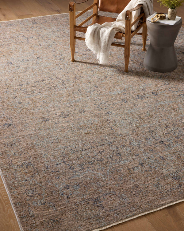 Angela Rose x Loloi Blake Rugs - Taupe / Blue-Blue Hand Home