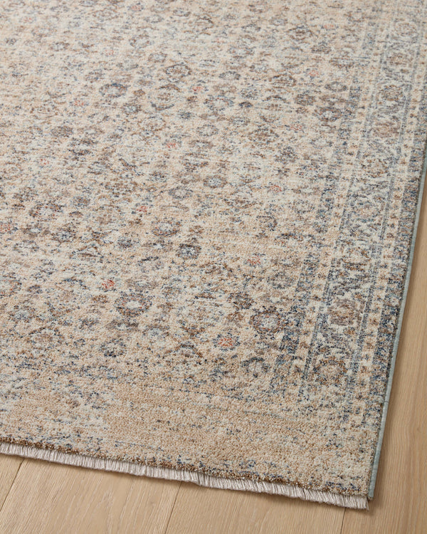 Angela Rose x Loloi Blake Rugs - Beige / Denim-Blue Hand Home