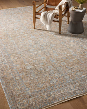 Angela Rose x Loloi Blake Rugs - Sand / Sky-Blue Hand Home