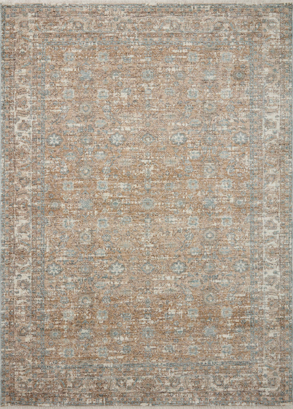 Angela Rose x Loloi Blake Rugs - Sand / Sky-Blue Hand Home