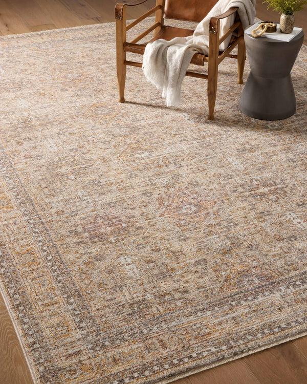 Angela Rose x Loloi Blake Rugs - Oatmeal / Spice-Blue Hand Home