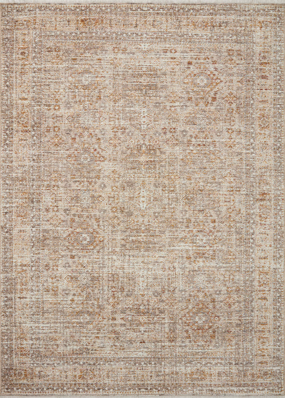 Angela Rose x Loloi Blake Rugs - Oatmeal / Spice-Blue Hand Home