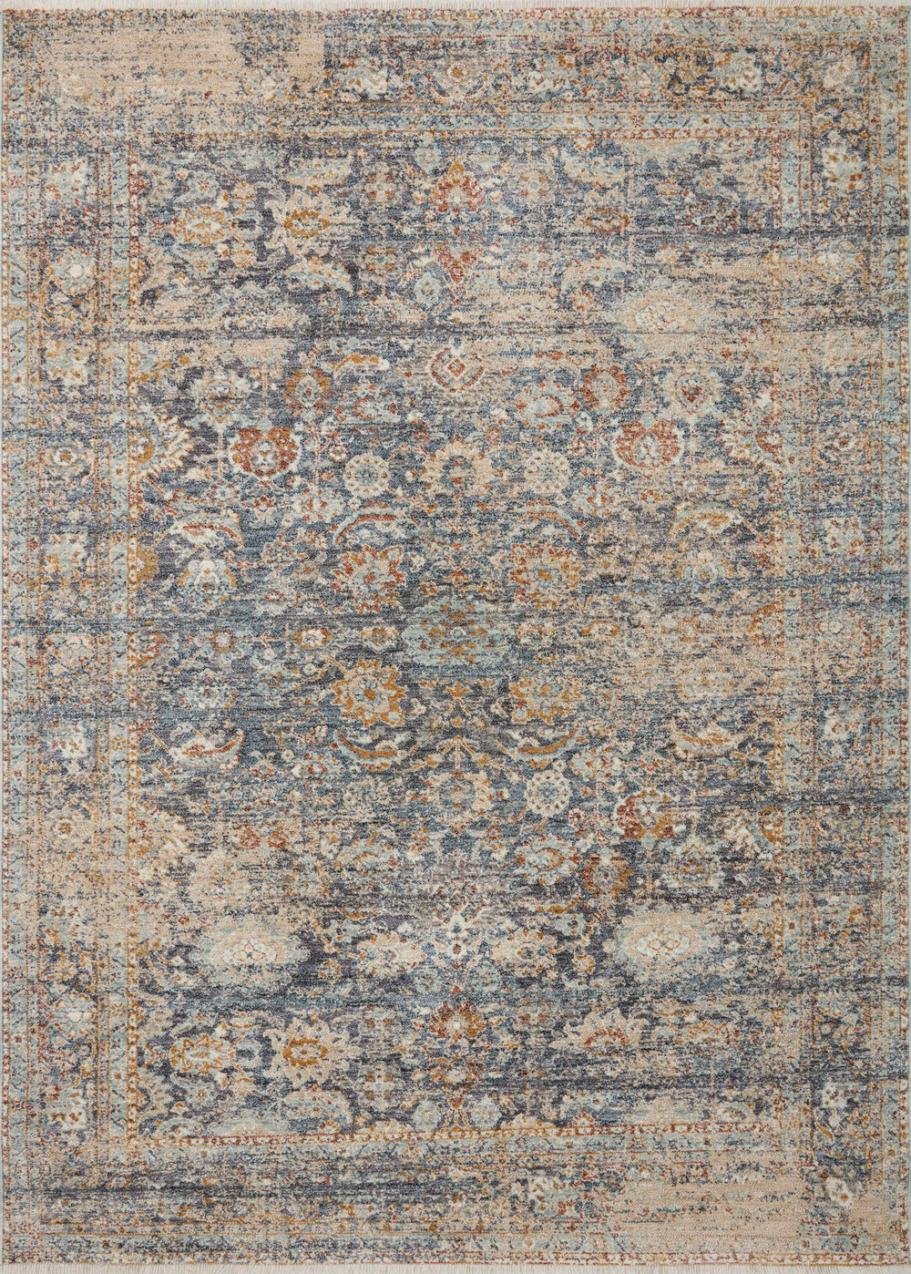 Angela Rose x Loloi Blake Rugs - Navy / Multi-Blue Hand Home