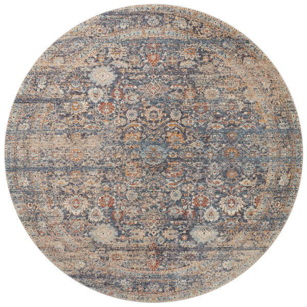Angela Rose x Loloi Blake Rugs - Navy / Multi-Blue Hand Home