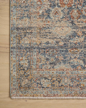 Angela Rose x Loloi Blake Rugs - Navy / Multi-Blue Hand Home