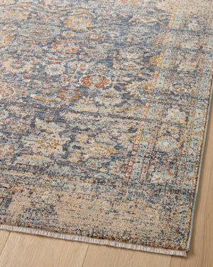 Angela Rose x Loloi Blake Rugs - Navy / Multi-Blue Hand Home