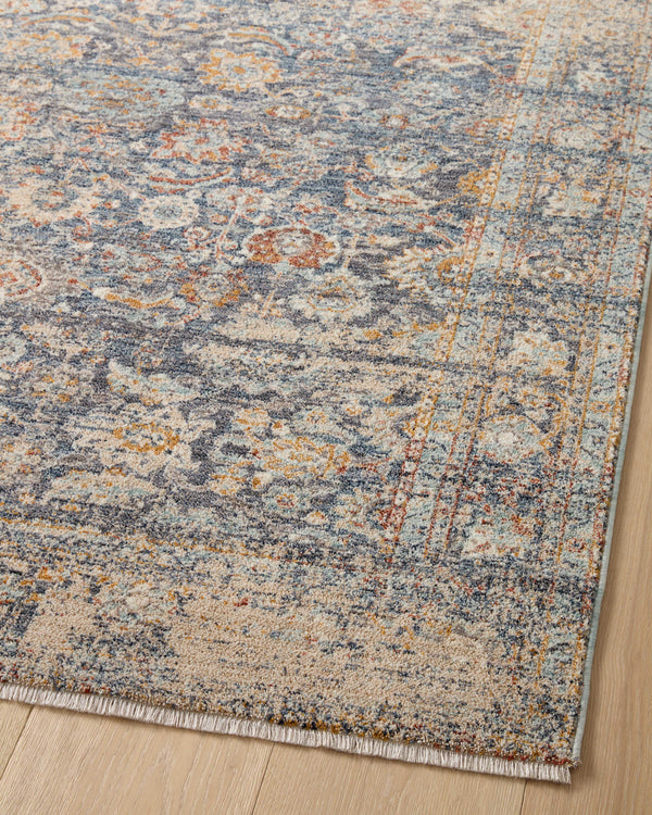 Angela Rose x Loloi Blake Rugs - Navy / Multi-Blue Hand Home