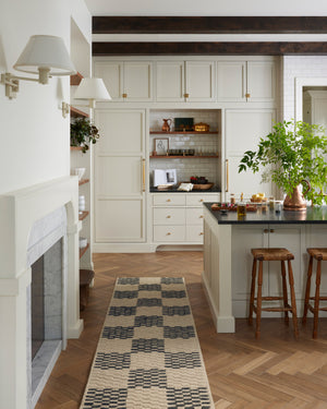 Chris Loves Julia x Loloi Bradley Rugs - Beige / Midnight-Blue Hand Home