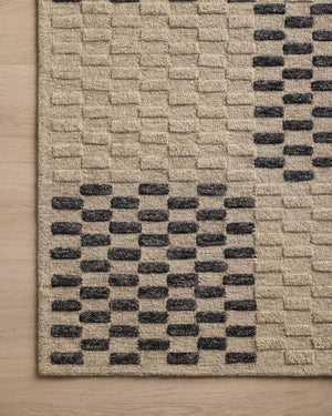 Chris Loves Julia x Loloi Bradley Rugs - Beige / Midnight-Blue Hand Home
