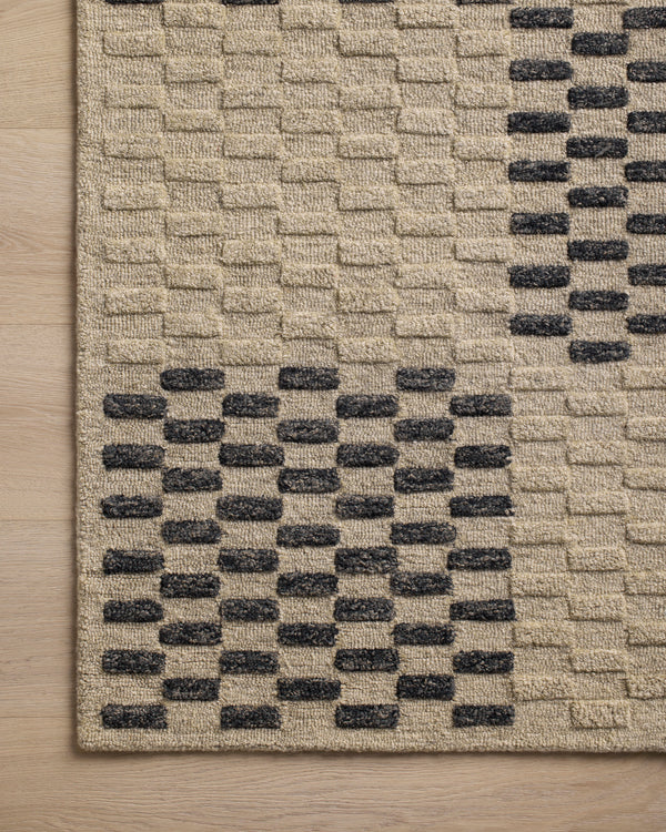 Chris Loves Julia x Loloi Bradley Rugs - Beige / Midnight-Blue Hand Home