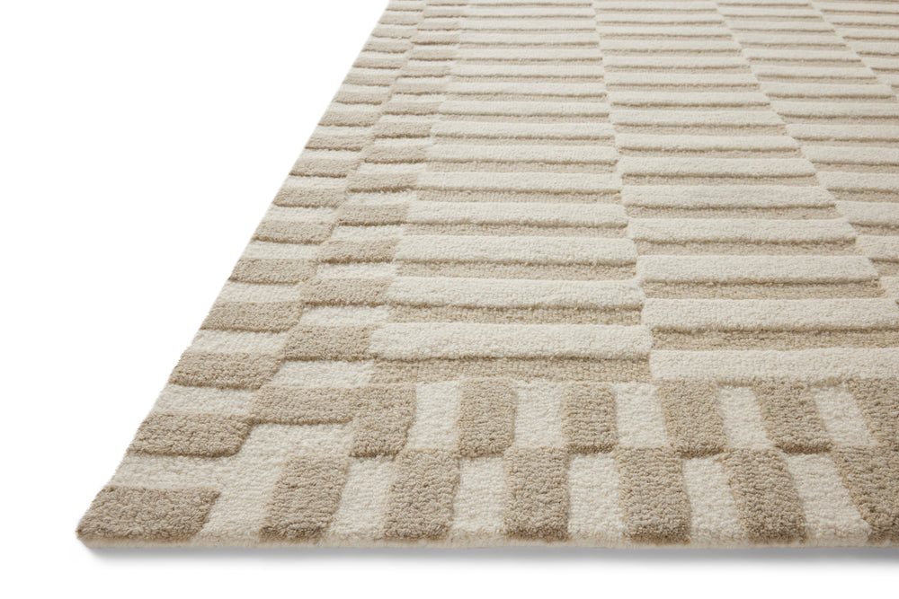 Chris Loves Julia x Loloi Bradley Rugs - Ivory / Beige-Blue Hand Home