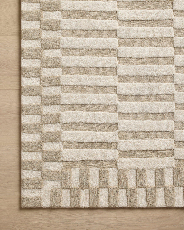 Chris Loves Julia x Loloi Bradley Rugs - Ivory / Beige-Blue Hand Home