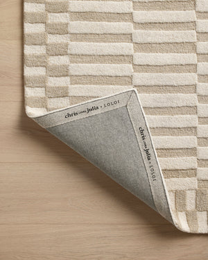Chris Loves Julia x Loloi Bradley Rugs - Ivory / Beige-Blue Hand Home