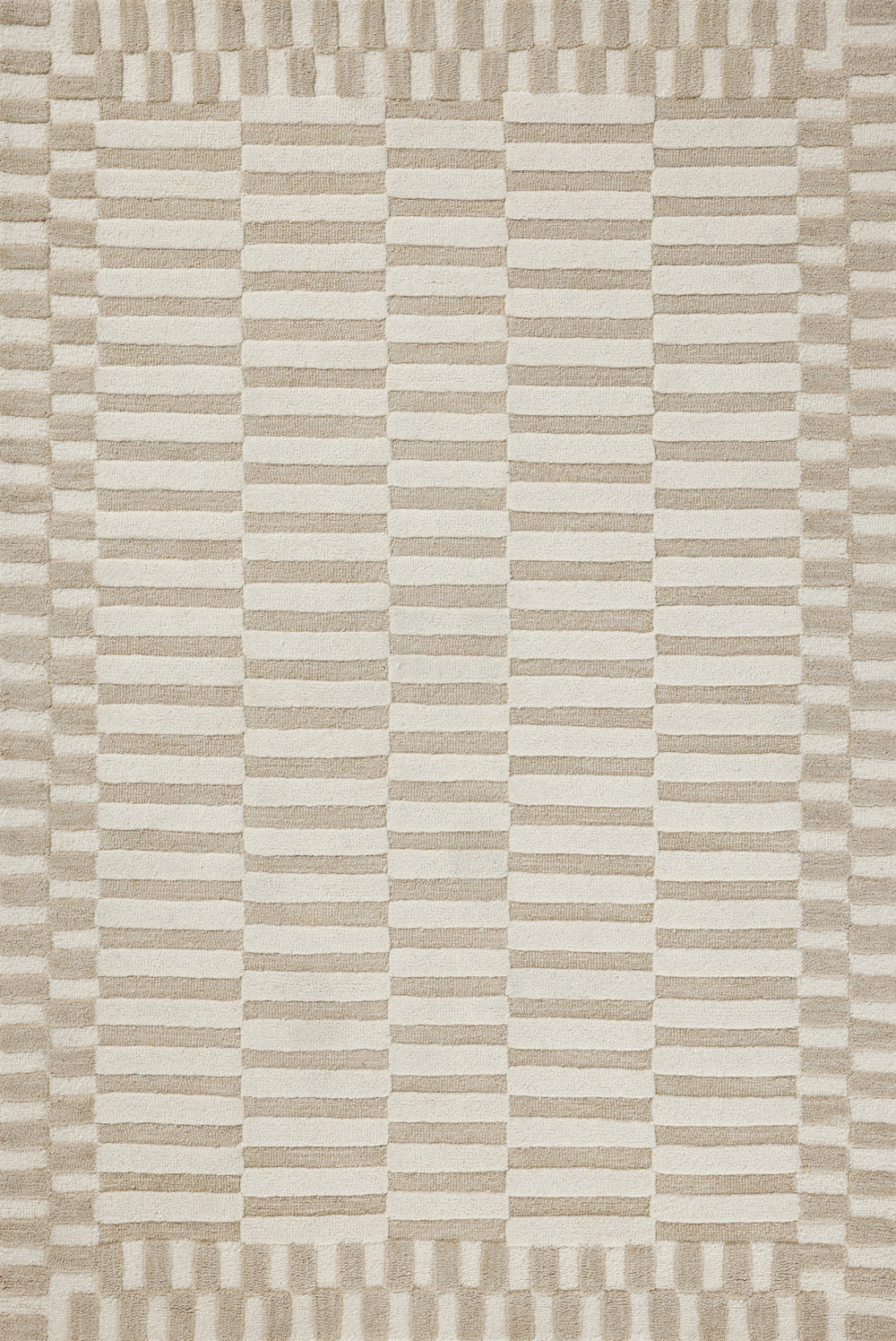 Chris Loves Julia x Loloi Bradley Rugs - Ivory / Beige-Blue Hand Home