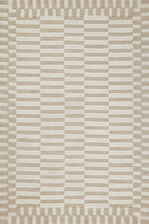 Chris Loves Julia x Loloi Bradley Rugs - Ivory / Beige-Blue Hand Home