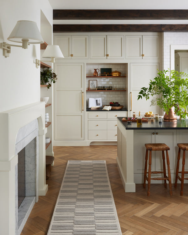 Chris Loves Julia x Loloi Bradley Rugs - Ivory / Grey-Blue Hand Home