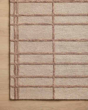 Chris Loves Julia x Loloi Bradley Rugs - Rose / Blush-Blue Hand Home