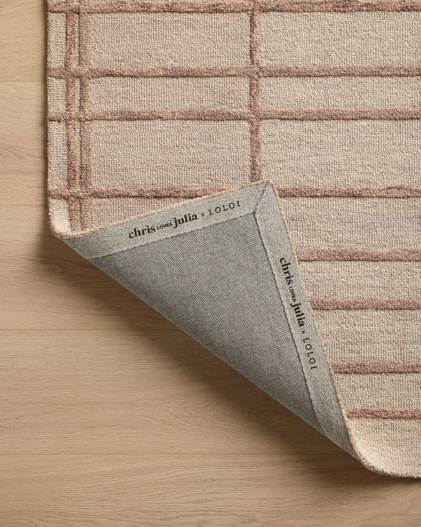 Chris Loves Julia x Loloi Bradley Rugs - Rose / Blush-Blue Hand Home
