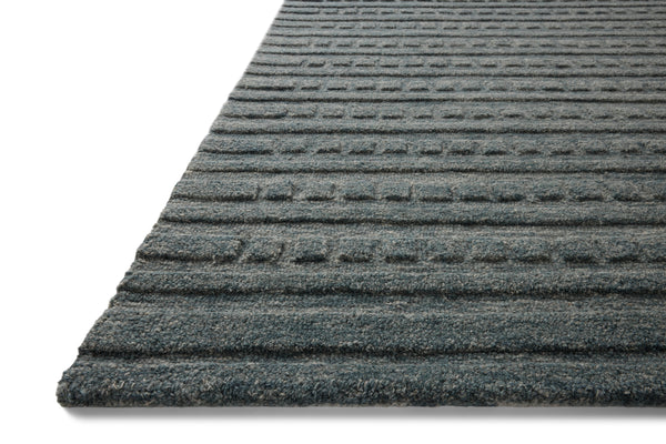 Chris Loves Julia x Loloi Bradley Rugs - Teal / Teal-Blue Hand Home