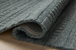 Chris Loves Julia x Loloi Bradley Rugs - Teal / Teal-Blue Hand Home