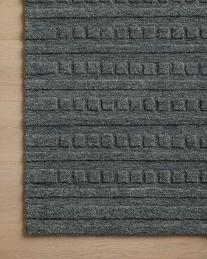 Chris Loves Julia x Loloi Bradley Rugs - Teal / Teal-Blue Hand Home