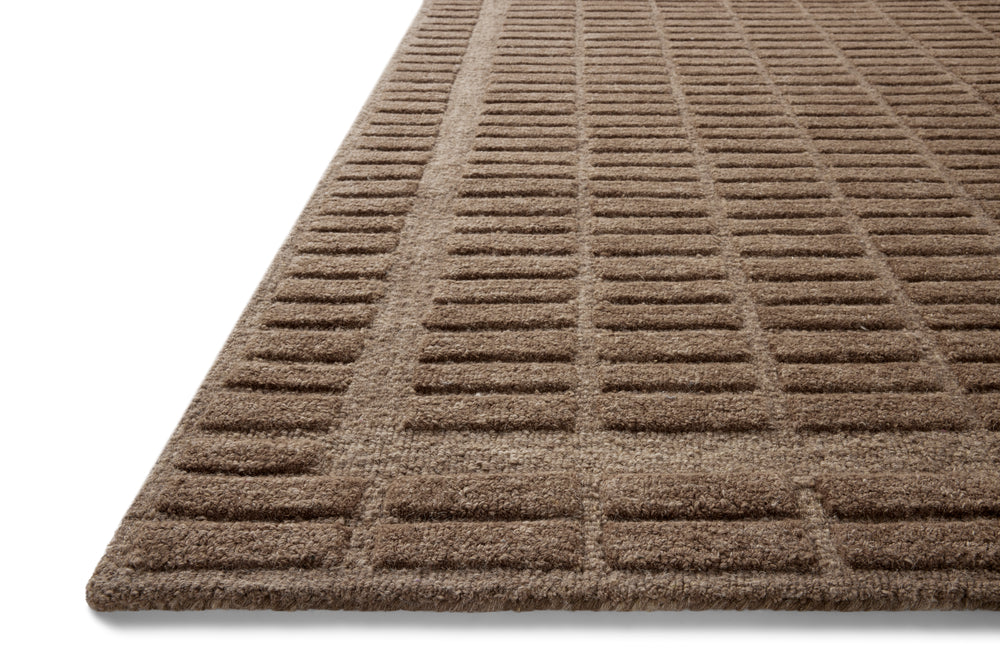 Chris Loves Julia x Loloi Bradley Rugs - Cocoa / Cocoa-Blue Hand Home