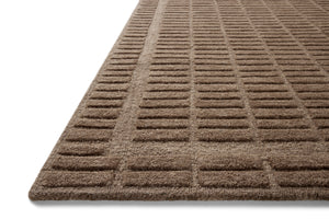 Chris Loves Julia x Loloi Bradley Rugs - Cocoa / Cocoa-Blue Hand Home