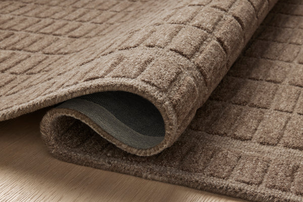 Chris Loves Julia x Loloi Bradley Rugs - Cocoa / Cocoa-Blue Hand Home